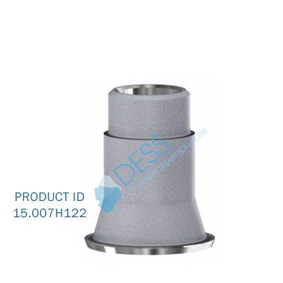Ti Base non-eng. on Multi-unit RP 6.0mm Hex 1.22mm (MU connection) (Ti Base non-eng. on Multi-unit RP 6.0mm Hex 1.22mm (MU connection))