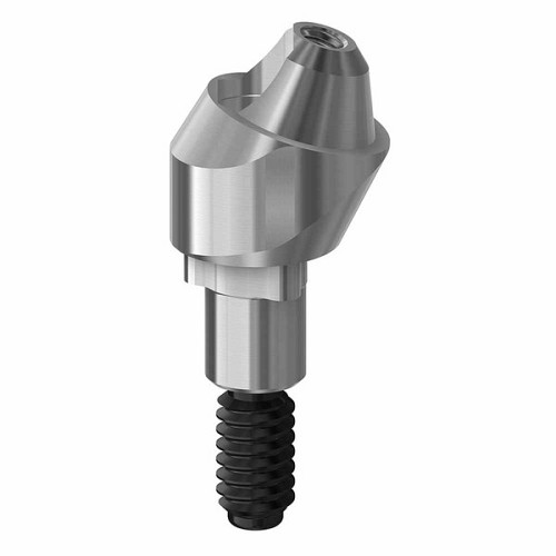 Nobel Multi-unit / Nobel ReplaceMulti-unit® abutment 17º RP 4mm with DLC-coated screw (Nobel Multi-unit / Nobel ReplaceMulti-unit® abutment 17º RP 4mm with DLC-coated screw)
