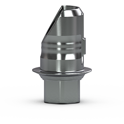 3.0mm Hybrid Abutment Base, Hexed (Gray) CAD/CAM (3.0mm Hybrid Abutment Base, Hexed (Gray) CAD/CAM)