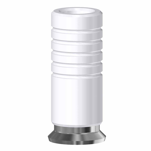 Straumann Soft Tissue Level, CrCo Base engaging RN 4.8 on abutment