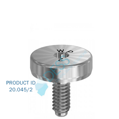 Straumann Tissue LevelHealing abutment WN 2mm (on implant)