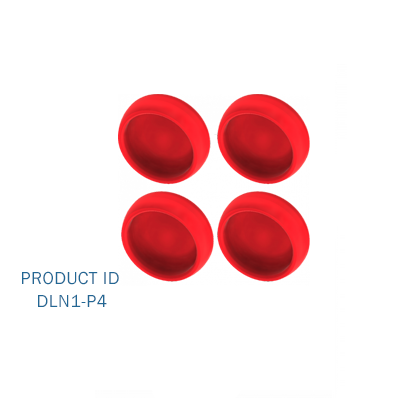 DESS LOCDESS LOC Retention Kit - Unicolor - 4 x red males (up to 40º; 1lbs/450gr