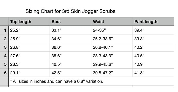 3rd Skin Jogger Scrubs